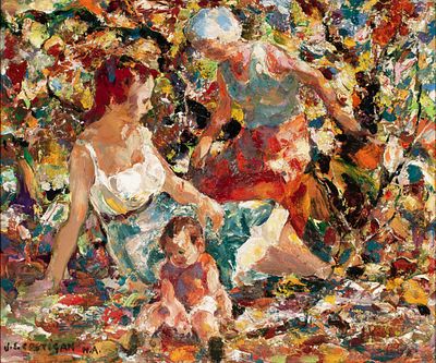 John Costigan (1888-1972) - JOHN COSTIGAN (1888-1972) OIL ON ARTIST'S BOARD. John Costigan 