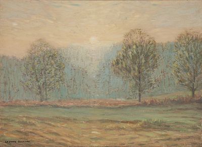 Leonard Ochtman (1854-1934) - LEONARD OCHTMAN (1854-1934) TONALIST OIL ON CANVAS. Leonard Ochtman 