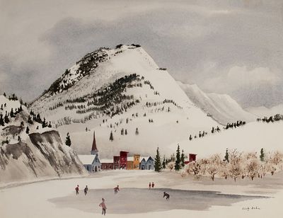 Adolph Dehn (1895-1968) - ADOLPH DEHN (1895-1968) 1955 WATERCOLOR ON PAPER. Adolph Dehn (1895-1968) 