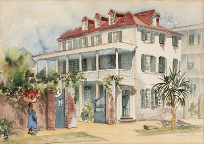 Edith Demay Smith (1908-1984) - EDITH DEMAY SMITH (1908-1984) CHARLESTON WATERCOLOR. Edith Demay 