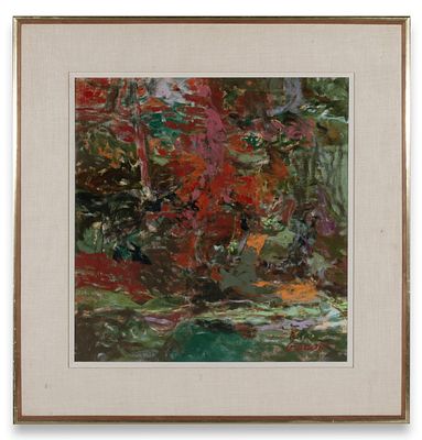 Alan Gussow (1931-1997) - ALAN GUSSOW (1931-1997) OIL ON MASONITE. Alan Gussow (1931-1997) Untitled 