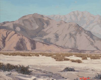Matthew Michael Reynolds (California, Born 1977) - MATTHEW M. REYNOLDS (B. 1977) OIL ON PANEL. Matth 