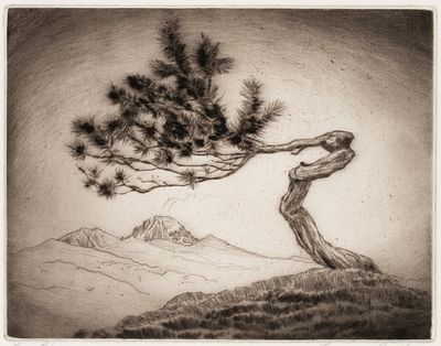 Lyman Byxbe (1886-1980) - LYMAN BYXBE (1886-1980) PENCIL SIGNED DRYPOINT. Lyman Byxbe (1886-1980) 