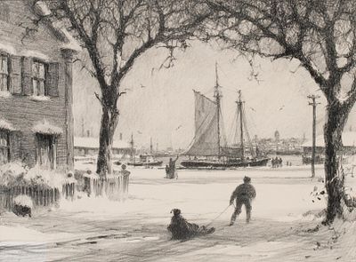Gordon Hope Grant (1875-1962) - GORDON GRANT (1875-1962) PENCIL SIGNED LITHOGRAPHS (3). Gordon Hope 