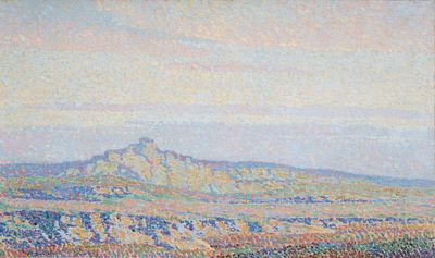 Birger Sandzen (Kansas, 1871-1954) - BIRGER SANDZEN (1871-1954) WESTERN KANSAS LATE EVENING. Birger 