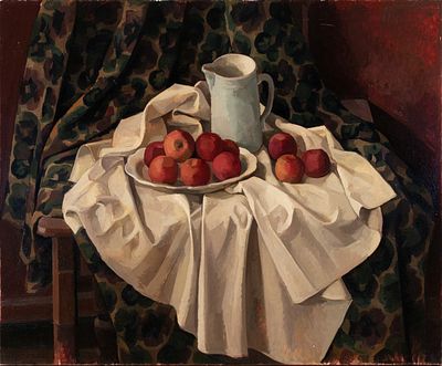 Wilbur Niewald (1925-2022) - WILBUR NIEWALD (1925-2022) LARGE STILL LIFE OIL/CANVAS. Wilbur Niewald 