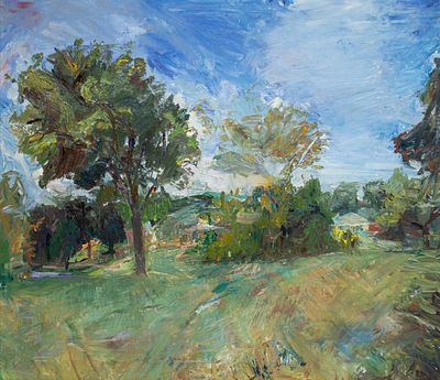 Stanley Lewis (1941) - STANLEY LEWIS (B. 1941) KCAI INSTRUCTOR OIL ON CANVAS. Stanley Lewis (1941) 