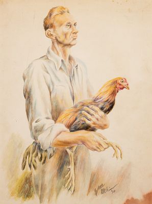 William Wind McKim (Missouri, 1916-1995) - WILLIAM McKIM (1916-1995) EXHIBITED WORK ON PAPER, 1938. 