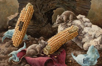 William Wind McKim (Missouri, 1916-1995) - WILLIAM McKIM (1916-1995) EGG TEMPERA EXHIBITED 1940. Wil 