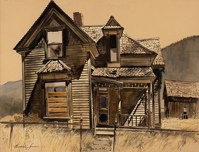 Frederic James (Kansas City, 1915-1985) - FREDERIC JAMES (1915-1985) WATERCOLOR ON PAPER. Frederic 