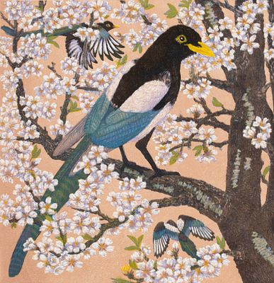 Janet Elizabeth Turner (Kansas, 1914-1988) - JANET TURNER (1914-1988) RARE COLOR LINOCUT SCREENPRINT. 