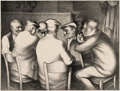 Kenneth Miller Adams (1897-1966) - KENNETH M. ADAMS (1897-1966) PENCIL SIGNED LITHOGRAPH. Kenneth 