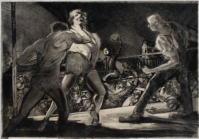 Ward Lockwood (Kansas / New Mexico, 1894-1963) - WARD LOCKWOOD (1894-1963) CHARCOAL ON PAPER. Ward 