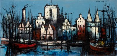 Didier Grandt (French Born 1934) - DIDIER GRANT (BORN 1934) OIL ON CANVAS. Didier Grandt (French 