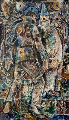 Albert Bloch (Kansas / Missouri, 1882-1961) - ALBERT BLOCH (1882-1961) THE SPANGLED MOTLEY - 1952. A 