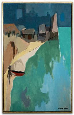 Herman Maril (1908-1986) - HERMAN MARIL (1908-1986) OIL ON CANVAS. Herman Maril (1908-1986) 