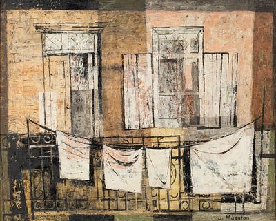 Jenne Magafan (1916-1952) - JENNE MAGAFAN (1916-1952) EGG TEMPERA ON BOARD. Jenne Magafan 