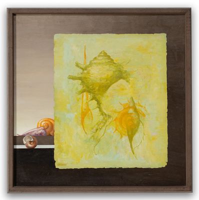 Alexander Canedo (1902-1978) - ALEXANDER CANEDO (1902-1978) TROMPE-L'OEIL SURREALIST OIL. Alexander 