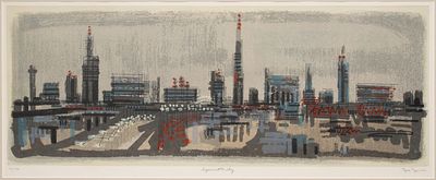 Joe (Joseph John) Jones (Missouri, 1909-1963) - JOE JONES (1909-1963) MOFFETT COLLECTION SERIGRAPH. 