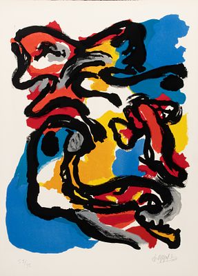 Karel Appel (1921-2006) - KAREL APPEL (1921-2006) PENCIL SIGNED LITHOGRAPH. Karel Appel (1921-2006) 