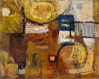 Chen Yin-Hui (Taiwanese 1931-2024) - CHEN YIN-HUI (TAIWANESE 1931-2024) 1968 OIL ON CANVAS. Chen 