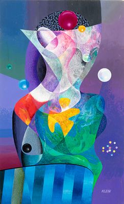 Medard Klein (Chicago, 1905-2002) - MEDARD KLEIN (1905-2002) ACRYLIC ON ARTIST'S BOARD. Medard 
