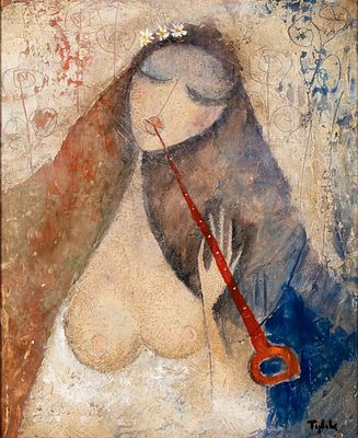 Jiri Tylek (Czechoslovakia, 1948-2019) - JIRI TYLEK (1948-2019) OIL ON CANVAS BOARD. Jiri Tylek 