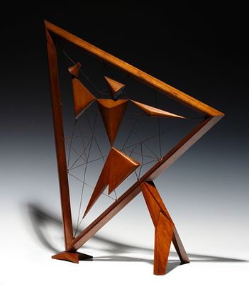 Clarence Teed (1915-1994) - CLARENCE TEED (1915-1994) GEOMETRIC ABSTRACT SCULPTURE. Clarence Teed 