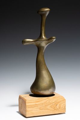 Clarence Teed (1915-1994) - CLARENCE TEED (KANSAS CITY 1915-1994) BRONZE SCULPTURE. Clarence Teed 