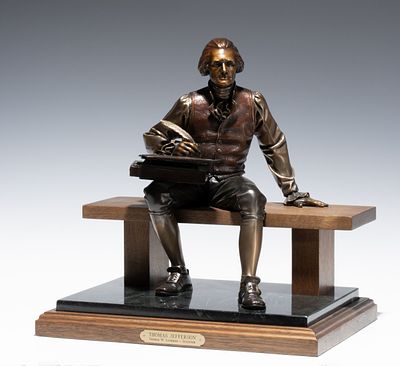 George Wayne Lundeen (Nebraska Born 1948) - GEORGE W. LUNDEEN (NEBRASKA, B. 1948) BRONZE SCULPTURE. 