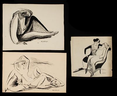 Adolf Arthur Dehn (1895-1968) - ADOLF DEHN (1895-1968) EARLY PEN AND INK DRAWINGS (3). Adolf Arthur 