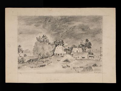 Adolf Arthur Dehn (1895-1968) - ADOLF DEHN (1895-1968) 1940s LANDSCAPE STUDIES (3). Adolf Arthur 
