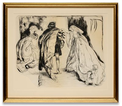 Cecil Rose O'Neill (1874-1944) - ROSE O'NEILL (1874-1944) ORIGINAL INK ILLUSTRATION. Cecil Rose 