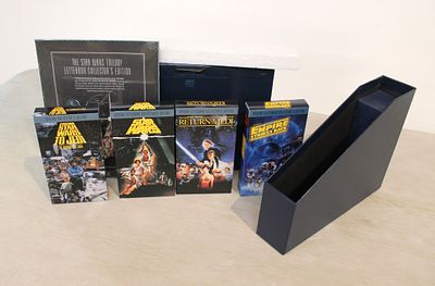 Star Wars Trilogy Special Letterbox Collector's Edition, 4 vCard tapes and book still in
