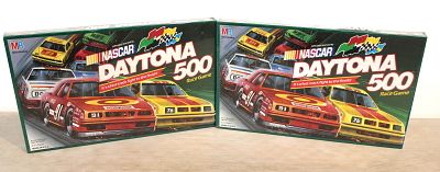 2 Milton Bradley NASCAR Daytona 500 Race Games in original packaging and boxes unopened