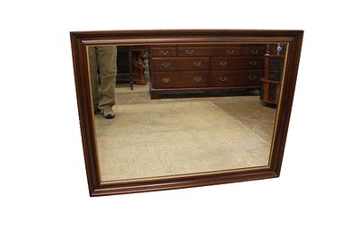 Henkel Harris mahogany mirror. Henkel Harris solid mahogany framed mirror. Structurally sound