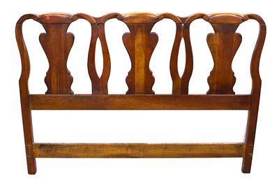 Harden solid cherry headboard. Harden solid cherry queen size headboard only, structurally sound