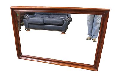 Henkel Harris solid cherry mirror, original finish, structurally sound and in good condition no 