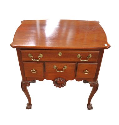 Nice Link Taylor Heirloom low boy, solid mahogany, 4 drawer, ball and claw. Nice Link Taylor