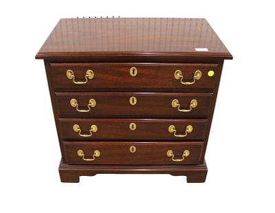 Henkel Harris Mahogany Night Stand. Henkel Harris solid mahogany 4 drawer nightstand