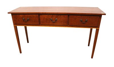 Eldred Wheeler Cherry Brandy Board with Birdseye Accents. Eldred Wheeler solid cherry brandy