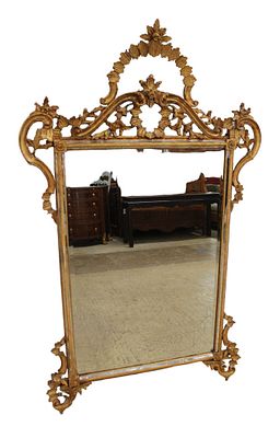 Labarge mirror: french style highly carved in the wood decorator. Labarge french style highly
