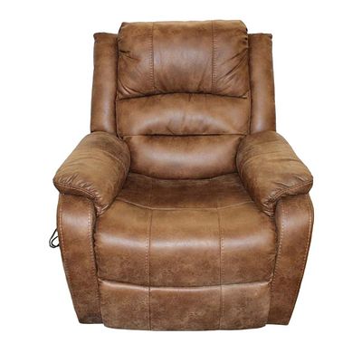 Patter leather power reclining lift chair NO power cord UNKNOWN if working approx. 36" w x 30"