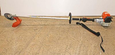 Stihl FS131R weed trimmer with saw blade