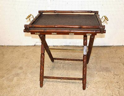 Awesome Ralph Lauren wicker/faux bamboo serving tray. Awesome Ralph Lauren wicker and faux 