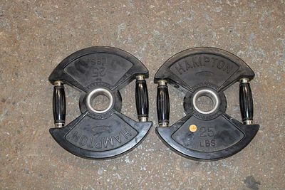 Pair of Hampton 45lbs Olympic plates