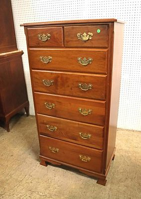 Quality bench made solid walnut lingerie chest. Quality bench made by JC Horst solid walnut 7