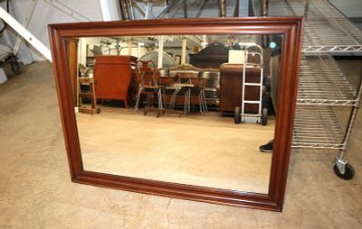 Henkel Harris solid cherry mirror approx. 44" w x 35" h