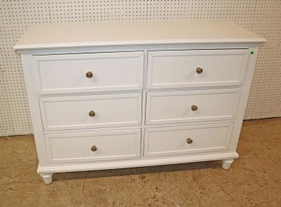 Like new cottage style white painted dresser. Like new 6 drawer white painted cottage style