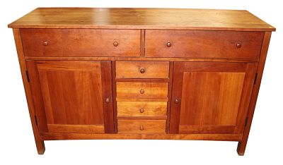 Vermont Furn cherry 6 drawer 2 door buffet. Vermont Furniture Design by Burlington Vermont solid